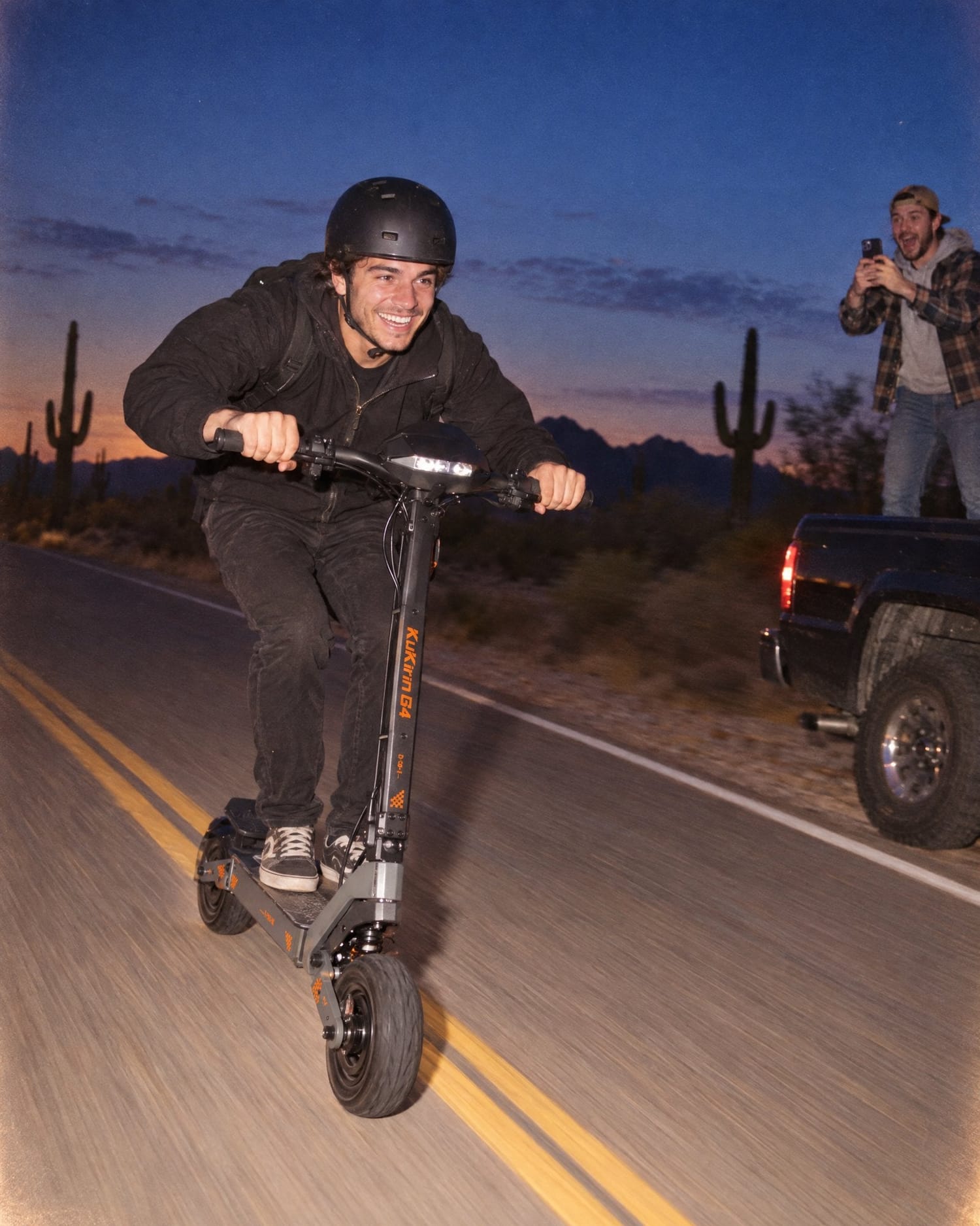 Riding the KuKirin G4