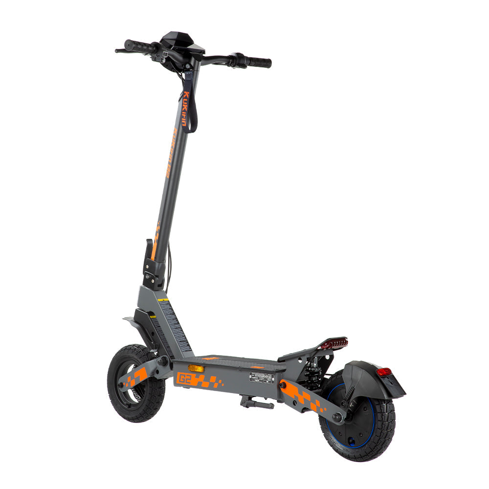 KuKirin G2 VMP electric scooter, rear three-quarter view