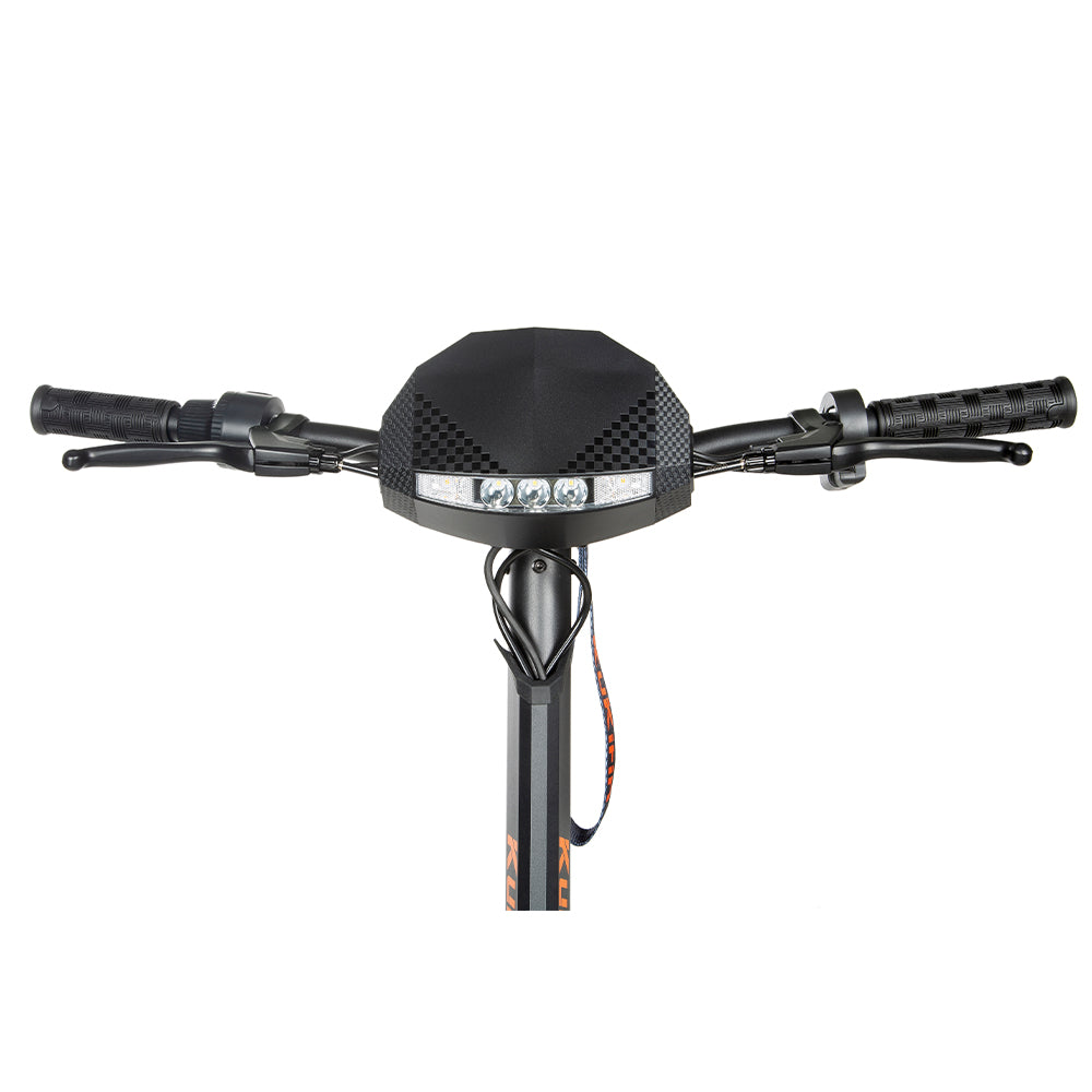 KuKirin G2 VMP headlight and front handlebar view
