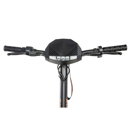 KuKirin G2 VMP headlight and front handlebar view