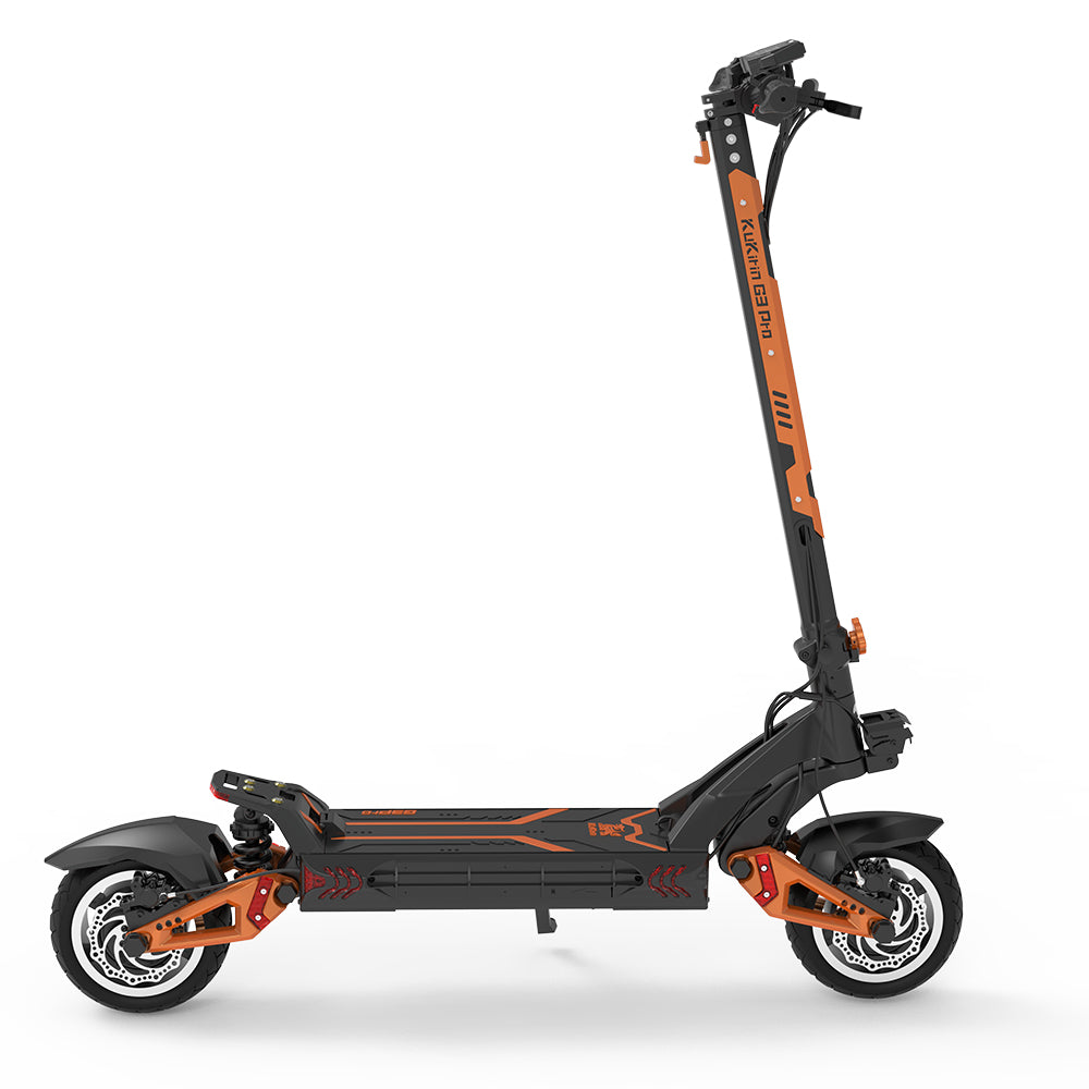 KuKirin G3 Pro electric scooter folded for storage