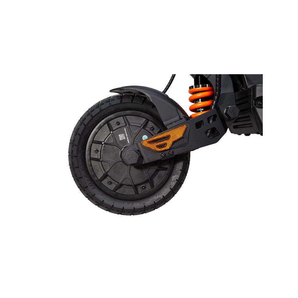 KuKirin G2 Master front wheel and suspension detail