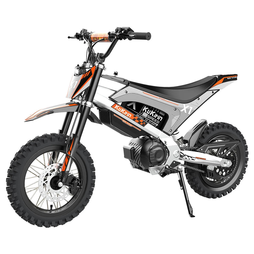 KuKirin X1 electric dirt bike, left side view