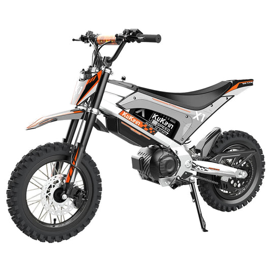KuKirin X1 electric dirt bike, left side view