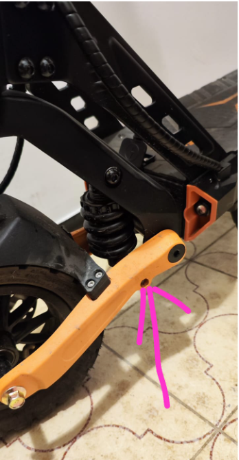 KuKirin 2024 G2 Pro Bolt for Front Suspension, product image 1 of 1