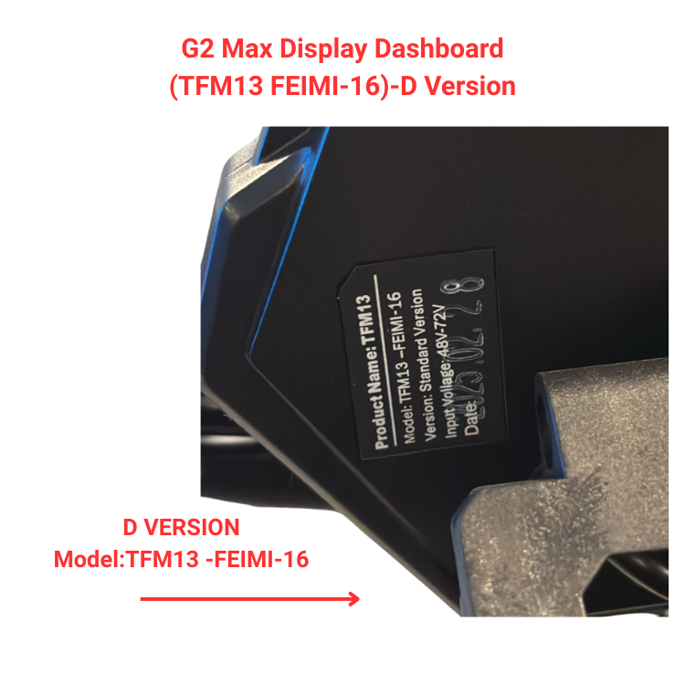 KuKirin G2 Max Display Dashboard(TFM13FEIMI-16)-D Version, product image 1 of 2