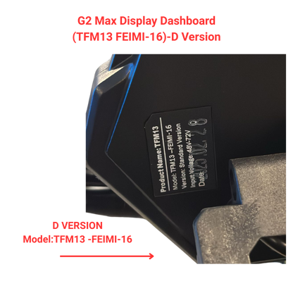 KuKirin G2 Max Display Dashboard(TFM13FEIMI-16)-D Version, product image 1 of 2