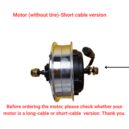KuKirin G3 Pro Motor (without tire)-Short cable B version, product image 1 of 1