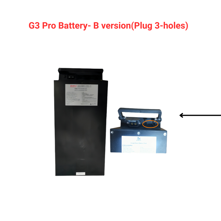 KuKirin G3 pro Battery- B version(Plug 3-holes), product image 1 of 2
