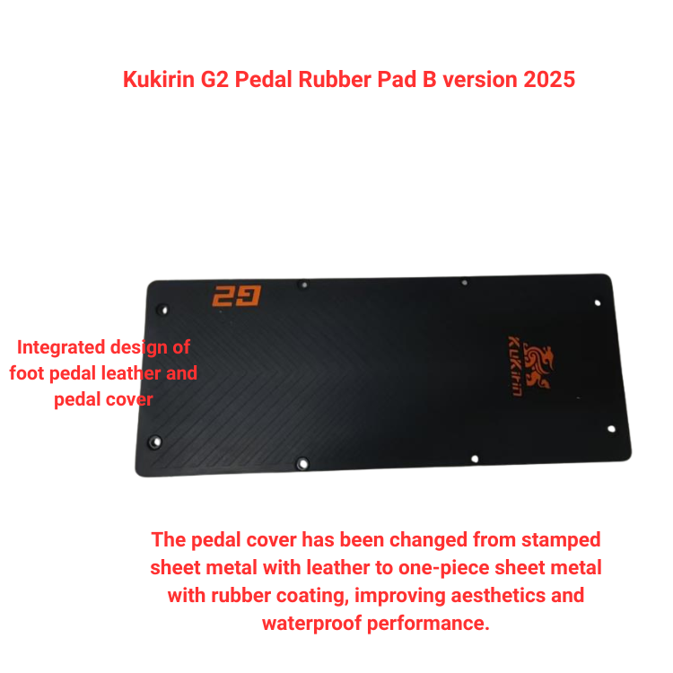 KuKirin G2 pedal cover B version 2025, product image 1 of 1