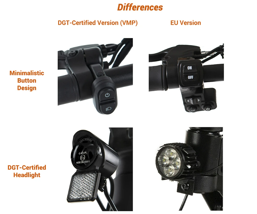 Overview comparing KuKirin G2 Pro VMP model versions